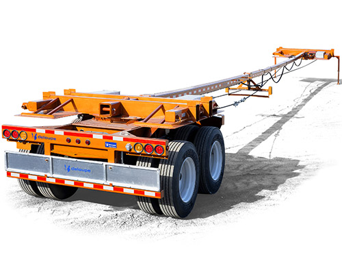 Pole trailers for the oil industry