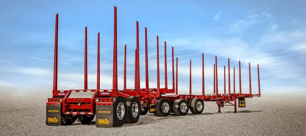 B-Train logging trailer | Deloupe